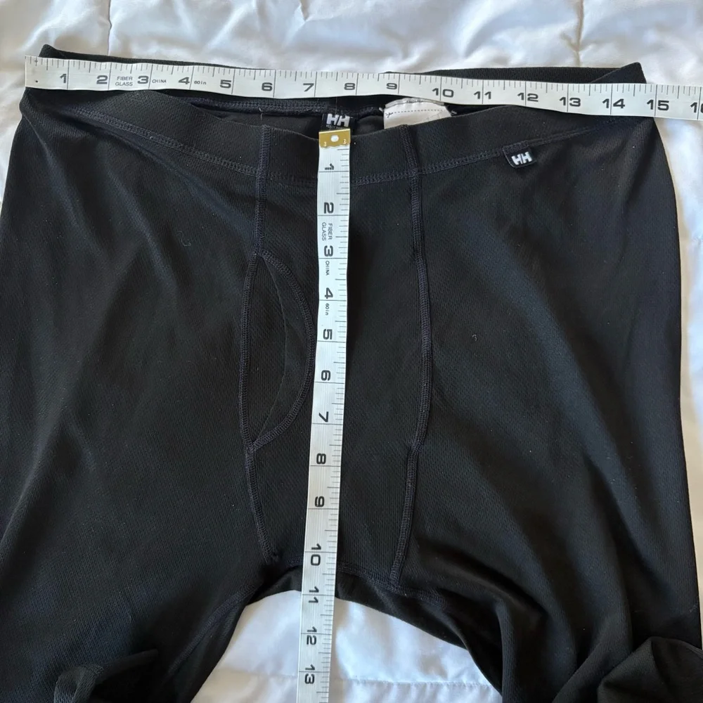 Helly Hansen Baselayer Long John’s Thermal Underwear Outdoor Workwear Black Sz L